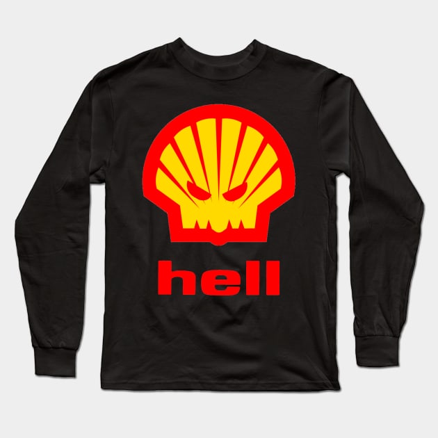 HELL Long Sleeve T-Shirt by FREESA